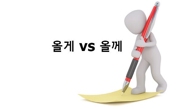 올게 올께