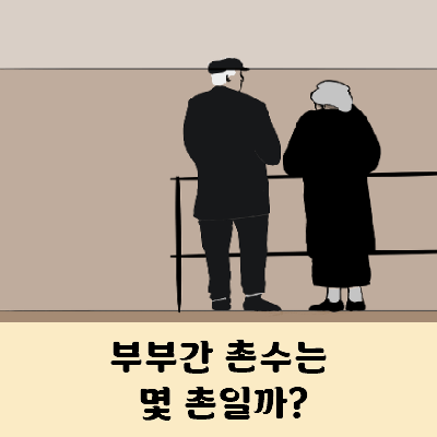 부부간 몇촌